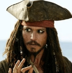 Captain Jack Sparrow - Pirates of Caribbean